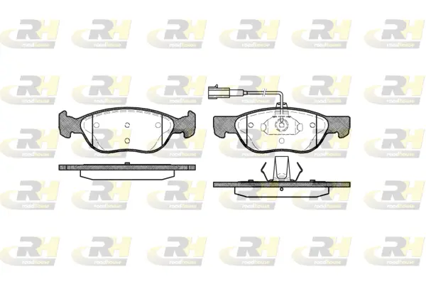 Brake Pad Set, disc brake (2587.22)