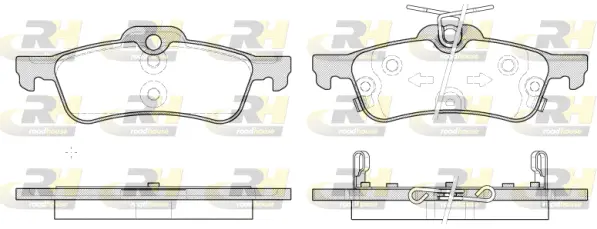 Brake Pad Set, disc brake (2862.12)