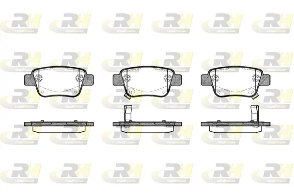 Brake Pad Set, disc brake (21047.02)