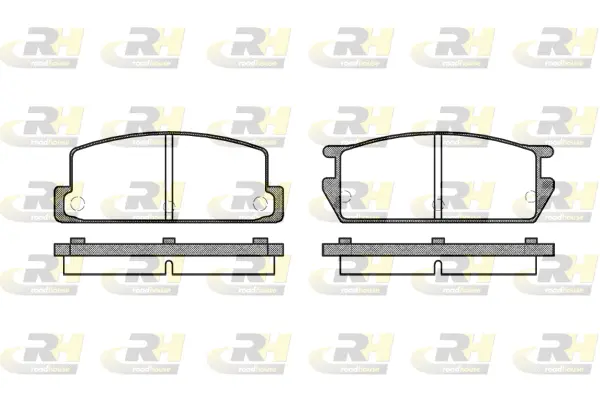 Brake Pad Set, disc brake (2161.00)