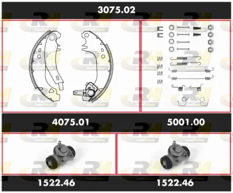 Brake Kit, drum brake (3075.02)