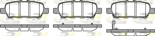 Brake Pad Set, disc brake (2876.31)