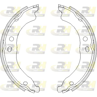 Brake Shoe, parking brake (4750.00)