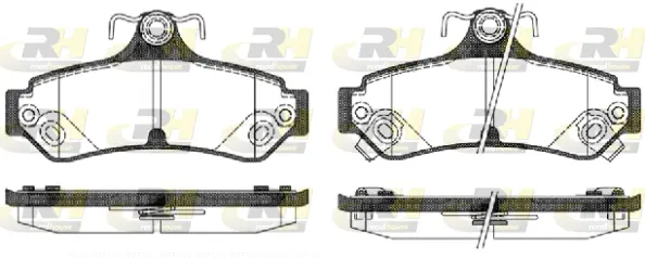 Brake Pad Set, disc brake (21285.12)