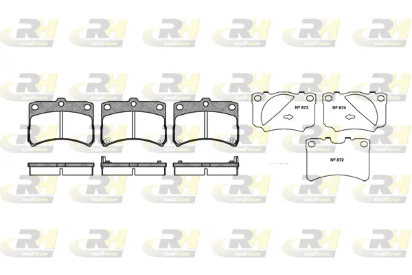 Brake Pad Set, disc brake (2723.02)