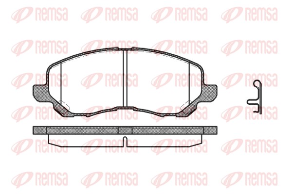 Brake Pad Set, disc brake (0804.12)