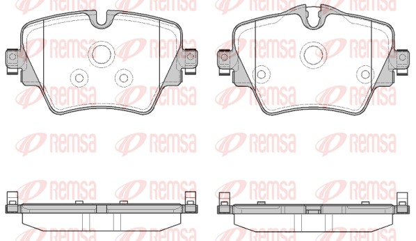 Brake Pad Set, disc brake (1625.08)