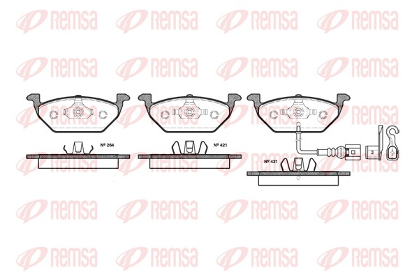 Brake Pad Set, disc brake (0633.21)
