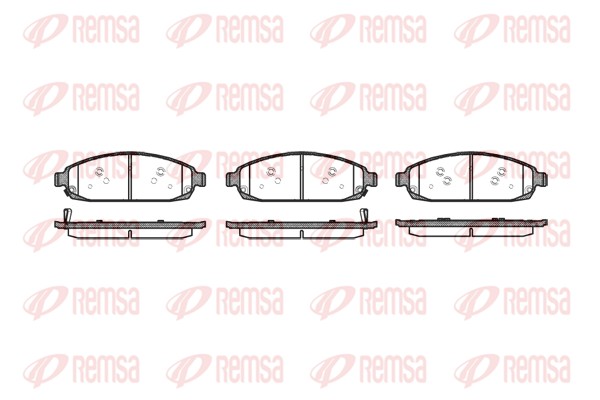 Brake Pad Set, disc brake (1173.02)