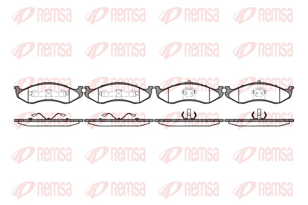 Brake Pad Set, disc brake (0467.40)