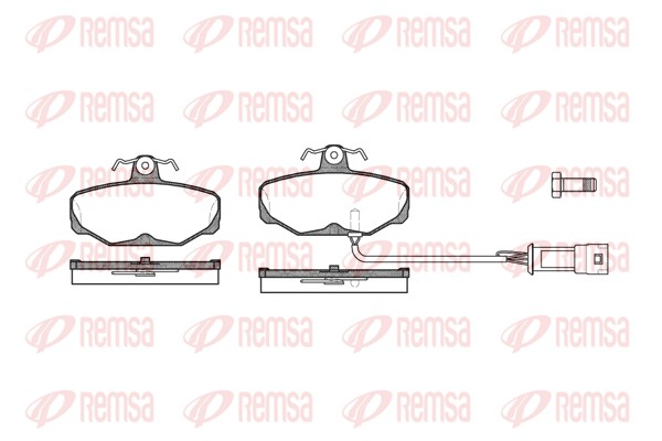 Brake Pad Set, disc brake (0205.02)
