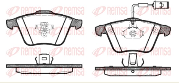 Brake Pad Set, disc brake (0964.52)