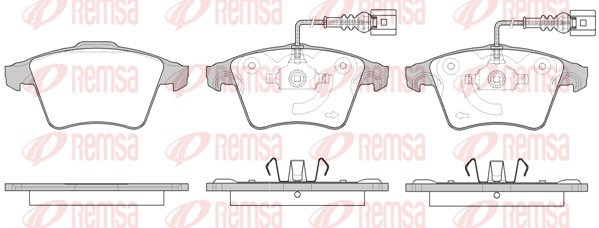 Brake Pad Set, disc brake (1045.22)