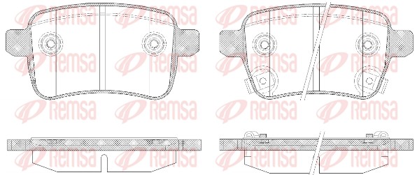 Brake Pad Set, disc brake (1450.12)
