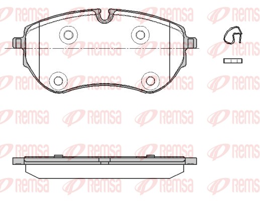 Brake Pad Set, disc brake (1853.00)