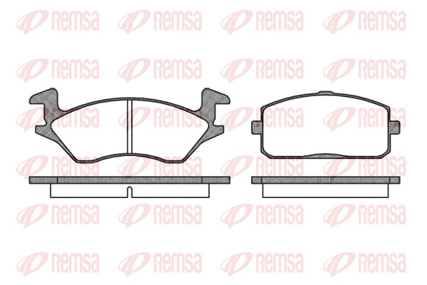 Brake Pad Set, disc brake (0105.10)
