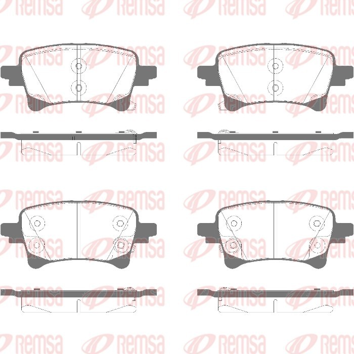 Brake Pad Set, disc brake (1903.04)