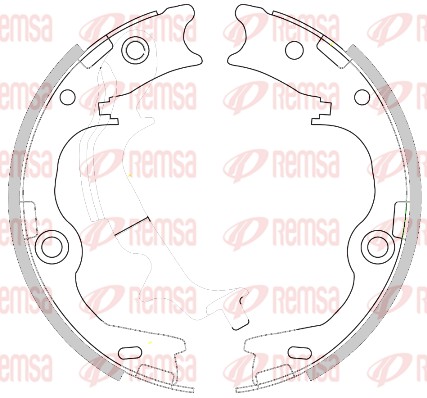 Brake Shoe, parking brake (4252.00)