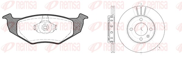 Brake Kit, disc brake (8609.01)