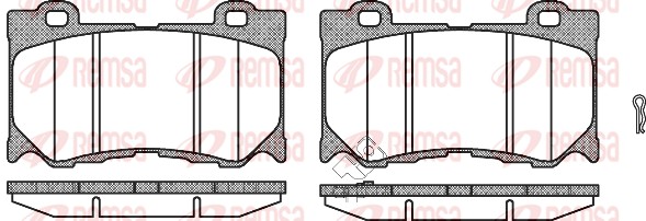 Brake Pad Set, disc brake (1372.01)