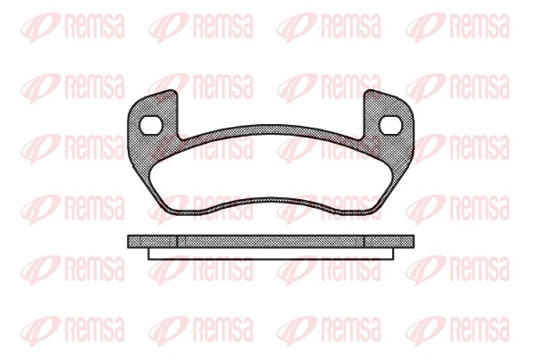 Brake Pad Set, disc brake (1152.00)