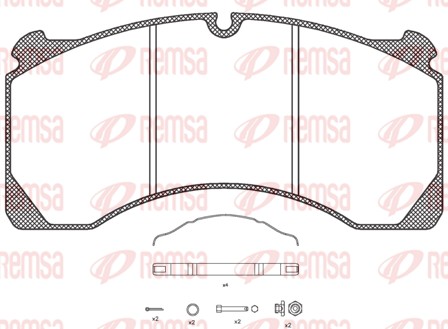 Brake Pad Set, disc brake (JCA 847.80)