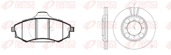 Brake Kit, disc brake (8318.02)