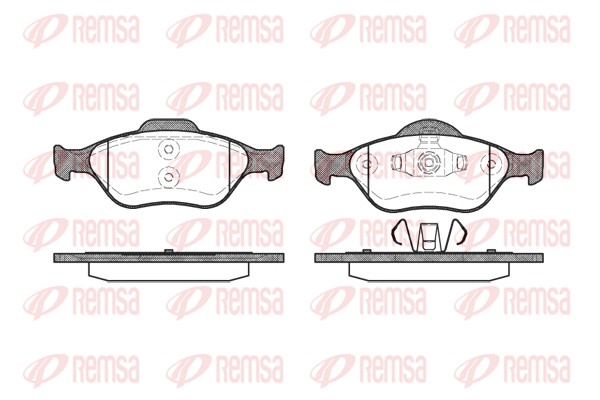 Brake Pad Set, disc brake (0766.00)