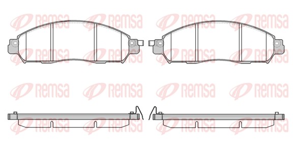 Brake Pad Set, disc brake (1612.04)