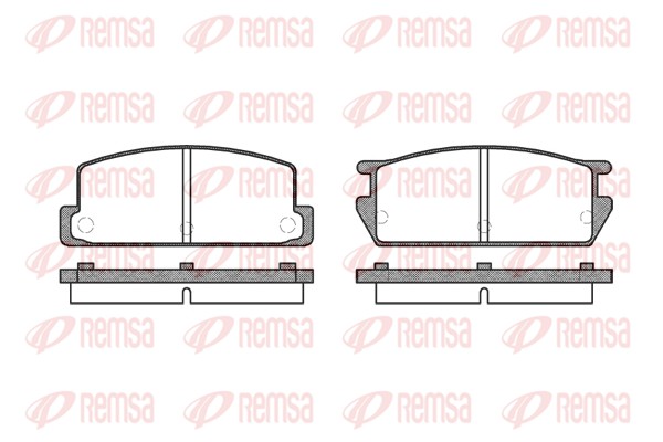 Brake Pad Set, disc brake (0161.00)