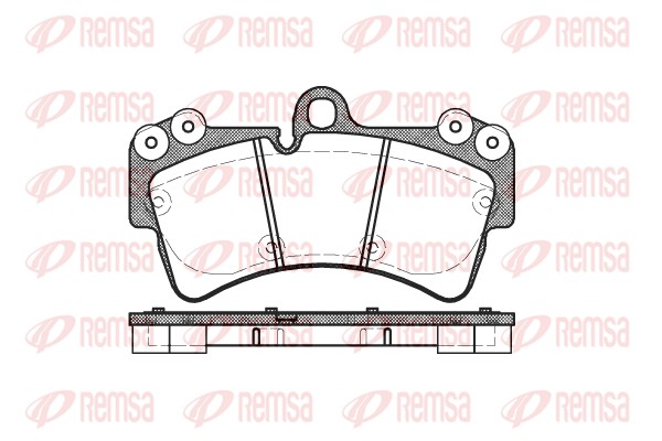Brake Pad Set, disc brake (0995.00)