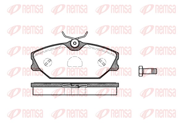 Brake Pad Set, disc brake (0208.00)