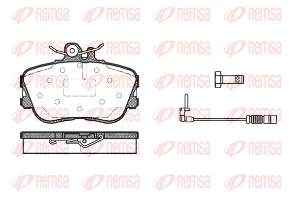 Brake Pad Set, disc brake (0445.02)