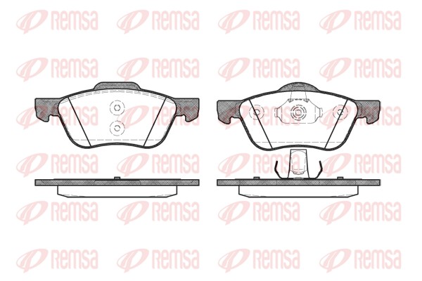 Brake Pad Set, disc brake (0844.00)