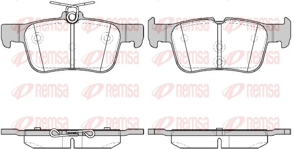 Brake Pad Set, disc brake (1551.42)