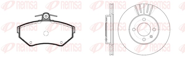 Brake Kit, disc brake (8631.01)
