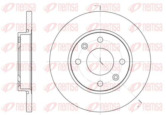 Brake Disc (6535.00)