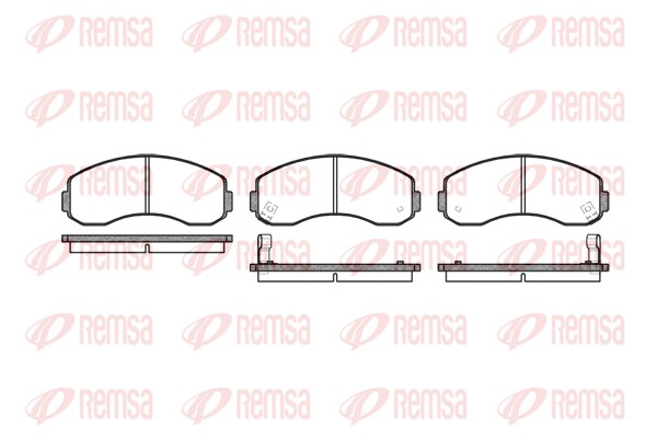 Brake Pad Set, disc brake (0619.02)