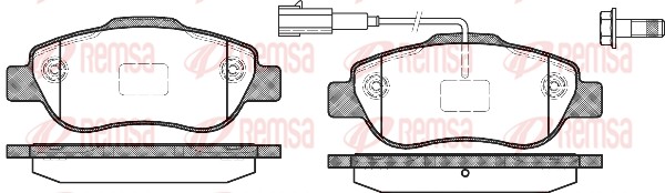 Brake Pad Set, disc brake (1100.11)