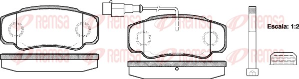 Brake Pad Set, disc brake (0961.02)