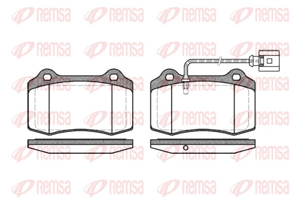 Brake Pad Set, disc brake (0434.01)