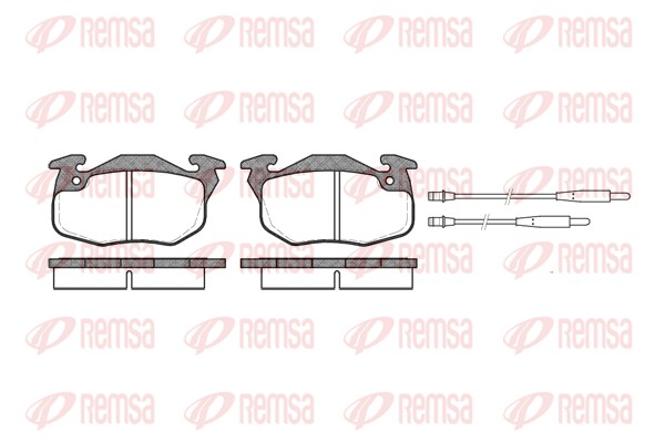 Brake Pad Set, disc brake (0192.44)
