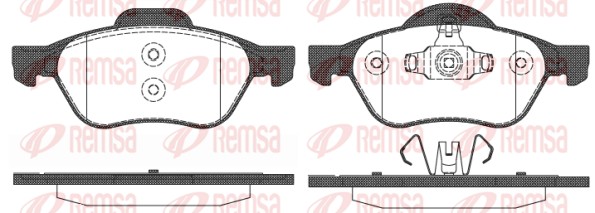 Brake Pad Set, disc brake (0962.10)