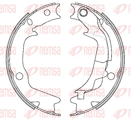 Brake Shoe, parking brake (4244.01)