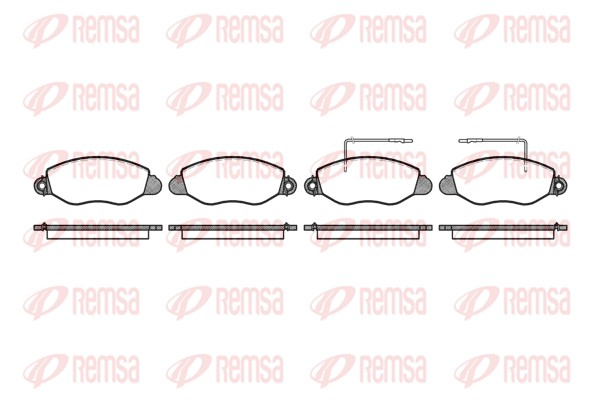 Brake Pad Set, disc brake (0772.22)