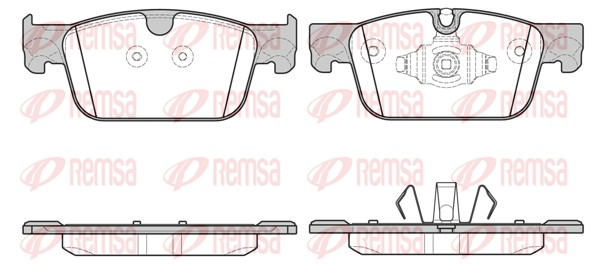 Brake Pad Set, disc brake (1692.10)