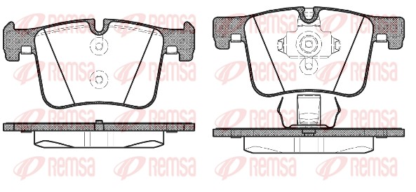 Brake Pad Set, disc brake (1457.00)
