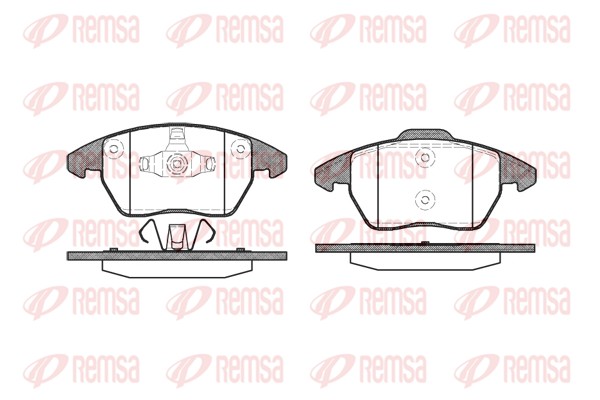 Brake Pad Set, disc brake (1030.10)