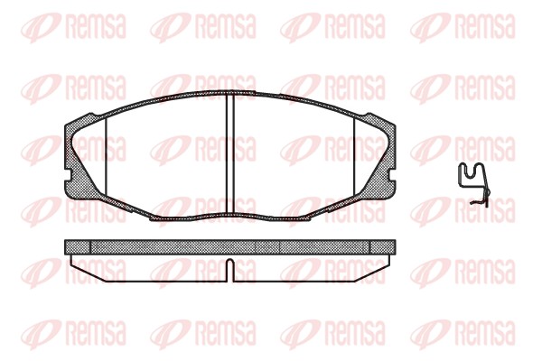 Brake Pad Set, disc brake (0443.04)
