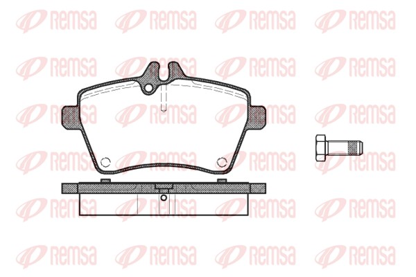 Brake Pad Set, disc brake (1144.00)
